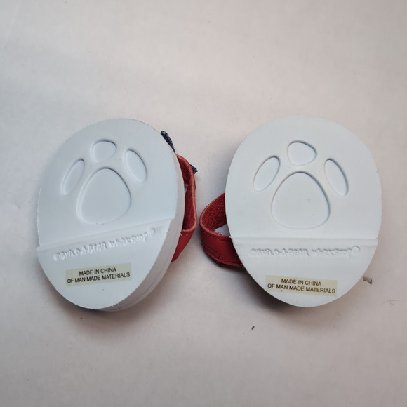 Build A Bear Accessory Flip Flop Sandals Red White Blue Star Polka Dots - Picture 2 of 3